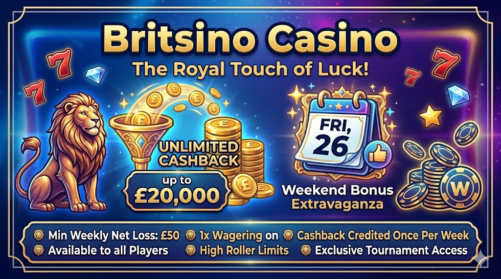 Online casino games at Britsino